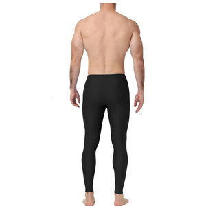 Leggings de compression pour hommes, vêtements de sport, service OEM, respirants, ultra fins, légers, antibactériens, taille élastique - Product Image 2