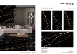 Carreaux de porcelaine super brillants de qualité supérieure, en format 60x120cm, 600x1200mm, 24x48, pour sols et murs intérieurs modernes. - Product Image 4