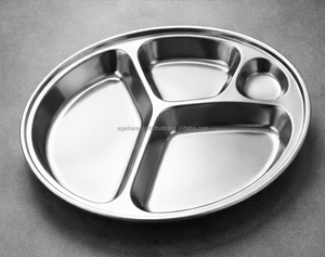 Plato de Acero Inoxidable para Niños para la Comedor Escolar |   Grado Alimenticio |   Venta al por Mayor |   Fabricante de China - Product Image 5