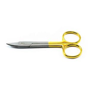 Tijeras Bee Bee Crown con Inserto de Carburo de Tungsteno de 12 cm, Rectas y Curvas, Tijeras Quirúrgicas Dentales Universales de Alta Calidad para Cortar Alambres - Product Image 5