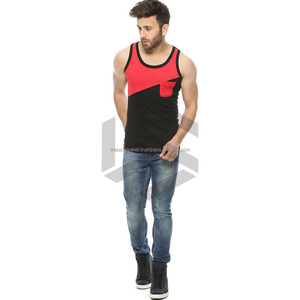 OEM Custom Organic Cotton <b>Vest</b> Singlet Bodybuilding Fitness Sports Muscle <b>Stringer</b> Running Gym Ribbed Tank Top for <b>Men</b> Original - Product Image 3