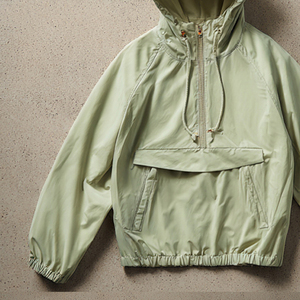 Sudadera con capucha impermeable 100% nailon OEM, unisex, cortavientos, con cremallera, para camping, calle, para hombre. - Product Image 3