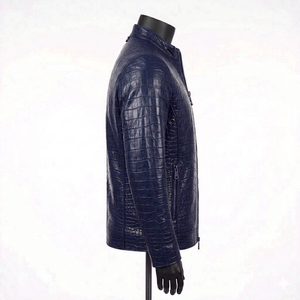 Professional Men's Genuine Sheep Skin Leather <b>Canvas</b> <b>Jacket</b> High Street Style Breathable Comfortable Winter Quilted <b>Jackets</b> - Product Image 5