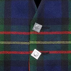 Mens Plaid Tartan Waistcoat Traditional Checkered Vest For Formal Events Business And Casual Wear For Sale Made in Pakistan - Product Image 4