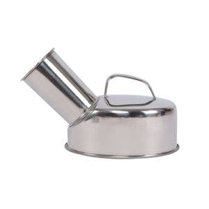 Orinal de Cabecera Premium de Acero Inoxidable, Recolector de Orina Masculino Reutilizable, Contenedor Médico Portátil para Baño con Diseño Ergonómico - Product Image 6