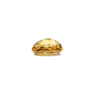 Natural Citrine Cat's Eye Loose Gemstone 3.95 Carat Certified Wholesale Yellow 4mm - Product Image 3