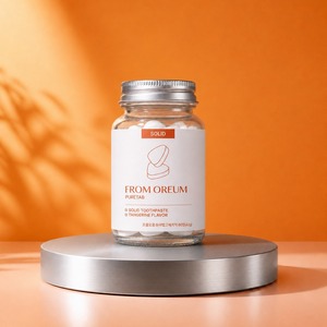 Gamme de distributeurs d'articles de soins bucco-dentaires [DU FOURT OREUM] – Dentifrice solide saveur mandarine de Jeju pour les acheteurs au détail - Product Image 5