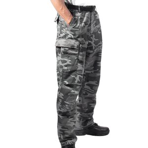 Best Selling Slim Fit High Street Elastic Midweight Camo Design Cargo Pants Custom Logo <b>Men</b> Sweatpants OEM Service Cargo Joggers - Product Image 1