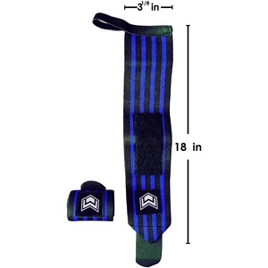 Nouvel arrivage de bandelettes de poignet lourdes de 18 pouces pour la musculation enveloppes de poignet personnalisées pour l'haltérophilie - Product Image 4