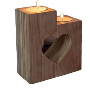 Birth Day Candle Stand Wooden Candle Holder Factory Price Hot Selling High Quality Wood Candle Holder Wedding Holder Made - Product Image 2
