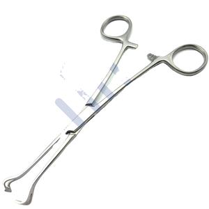 Pinzas Babcock de 24 cm de Acero Inoxidable para Instrumentos Quirúrgicos, Fuente de Alimentación Manual, Pinzas para Sujetar Tejido Intestinal para Cirugía Médica - Product Image 1