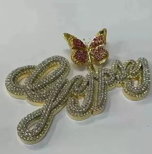 จี้เพชรโมอิสซาไนต์ทรงกลม 4 กะรัต ชุบเงินแท้ 925 พร้อมสลักชื่อตามสั่ง จี้เงินแท้ 925 สำหรับงานปาร์ตี้ - Product Image 3