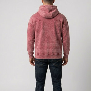 Sudaderas con capucha de diseño acid wash para hombre, tela cómoda, perfectas para ropa urbana, atuendos casuales y el estilo de vida diario. - Product Image 4