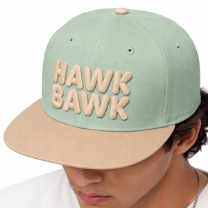 หมวกแก๊ปแบบ Snapback ยูนิเซ็กซ์ พรีเมียม ปรับขนาดได้ ระบายอากาศดี มีสไตล์ ปักลายพัฟฟ์ สไตล์สตรีท ดีไซน์สั่งทำได้ - Product Image 4