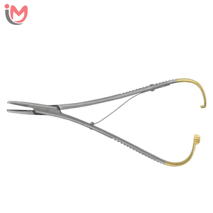 Porte-aiguille Mathieu 140 mm TC, instrument chirurgical de qualité supérieure, prise en main précise pour la suture et les procédures, services OEM - Product Image 4