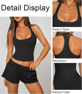 Women's Breathable <b>Sports</b> <b>Tank</b> <b>Top</b> Premium Stretch Fabric Sleeveless Activewear for Running Yoga Fitness Gym Workout - Product Image 3