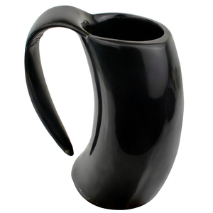 Cuenco para Beber de Cuerno de Búfalo Estilo Vikingo, Taza de Café, Jarra, Natural, Pulido, Hecho a Mano, FAIZA CRAFT - Product Image 3