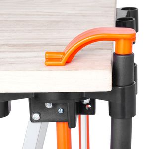 Banco da Lavoro Pieghevole Portatile 4,16 x 2,18 ft, Capacità 2500 Libbre, Nessun Montaggio Necessario - Product Image 3