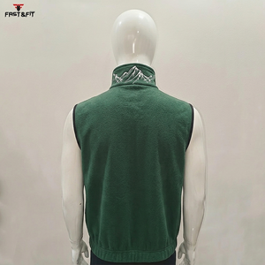 Chaleco de Forro Polar de Lana Personalizado a Precio de Fábrica, Chaqueta sin Mangas con Cuello Alto, Cálida para Otoño e Invierno, Impermeable y Resistente al Viento - Product Image 2