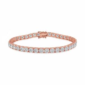 High Quality Moissanite Tennis <b>Bracelet</b> 925 Sterling <b>Silver</b> for Wedding Party Luxury Jewelry Available at Affordable Price - Product Image 6
