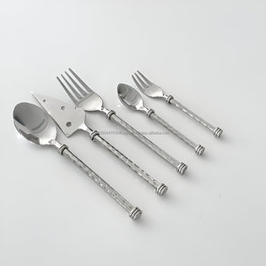 Ensemble de couverts miroir forgé à la main en acier inoxydable de qualité supérieure Ensemble de couverts à fromage uniques pour la cuisine et la maison - Product Image 3