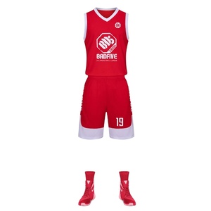 Vêtements de basket-ball à sublimation personnalisée grande taille uniforme de basket-ball à séchage rapide uniforme de basket-ball simple à séchage rapide - Product Image 1