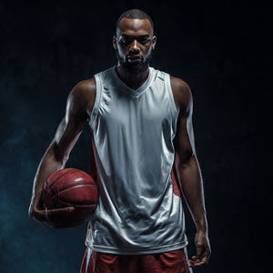 Gilet de basketball camouflage OEM pour homme, débardeur d'entraînement sans manches à col en V, maillot imprimé 100 % polyester, gilet de football sans manches - Product Image 4