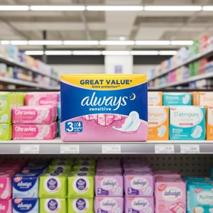 Serviettes hygiéniques Always Discreet - Pour les poches urinaires sensibles |   Toutes les tailles disponibles chez AW wholesales - Product Image 6