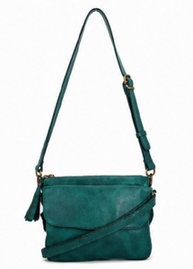 Bolso Bandolera Gravs Hecho a Mano de Cuero Genuino Estilo Bohemio Vintage para Mujer, Moda Primavera, Correa Ajustable, Cierre de Cremallera - Product Image 2