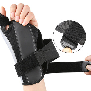 Başparmak Döngülü Bilek Destek Bandı Nefes Alabilen Alüminyum Atel Kompresyon Desteği Ayarlanabilir Bilek Kayışı Sol Sağ Bilek Sabitleyici - Product Image 4