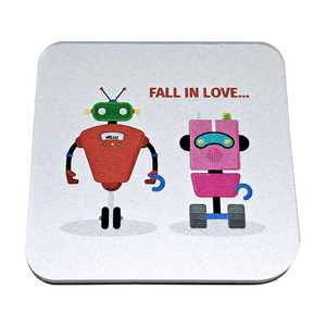 Imán Acrílico Cuadrado Personalizado para Refrigerador, Robot, Parejas, Decoración de Boda, Adhesivo Magnético, Regalo - Product Image 2