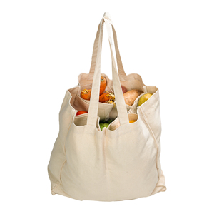 Sac en toile multi-compartiments, organisateur durable pour un usage quotidien, les voyages et les commandes en gros - Product Image 2