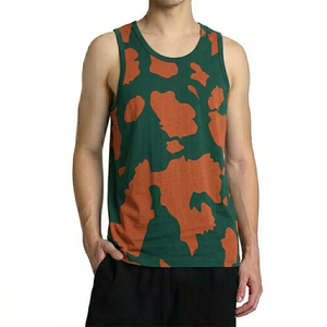 เสื้อกล้ามออกกำลังกายผู้ชายสำหรับฤดูร้อน ระบายอากาศได้ดี น้ำหนักเบา แห้งเร็ว เป็นมิตรกับสิ่งแวดล้อม ผ้าฝ้าย 100% สีพื้น บริการ OEM ราคาขายส่ง - Product Image 1