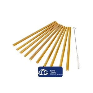 [MEILLEURES VENTES] Pailles en bambou réutilisables et jetables pour smoothies, boissons aux fruits, usage commercial et restauration à Hanoï, Vietnam - Product Image 1