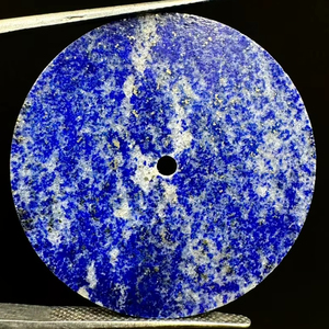 Disque rond en lapis-lazuli bleu naturel, 31,50 mm, 1,50 mm d'épaisseur, cadran de montre classique et élégant - Product Image 1