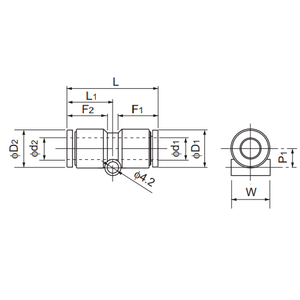 Nitta PUSH One อะไหล่นิวเมติก EUC1/4ชิ้น - Product Image 3