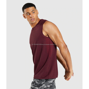 Summer New Men's Sports 100% Cotton Fitness Bodybuilding Workout <b>Vest</b> Sleeveless Gym Tank <b>Top</b> 3D Quick Dry Breathable - Product Image 4