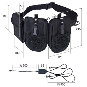 Ventilador de Clip Manos Libres Sin Aspas, Recargable por USB, 5W, para Trabajo al Aire Libre (Batería No Incluida), Ventilador Personal para Enfriamiento Corporal - Product Image 3