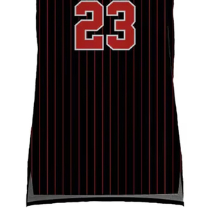 Maillot de basket personnalisé par sublimation avec logo, best-seller, respirant, séchage rapide, léger, sans manches, pour équipe - Product Image 3