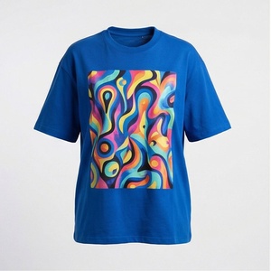 Camisetas de Mujer, Material de Poliéster Premium, Tela Satinada, Manga Corta, Diseño Estampado, Cuello Redondo, Estilo Moderno e Informal - Product Image 1