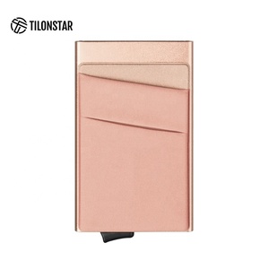 Portefeuille automatique pour homme TILONSTAR TVC104, fin et élégant, avec blocage RFID, en aluminium, pour cartes de crédit - Product Image 4