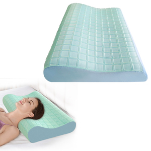 2025 nuevo producto 40*60cm cubierta extraíble ergonómico contorno Cervical soporte para el cuello almohada ortopédica almohada de Gel refrigerante - Product Image 1