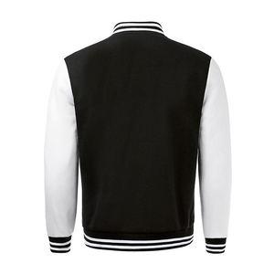New High Quality Varsity Jacket Women Custom Embroidery Leather Sleeve Custom Trend College Baseball jacket for <b>men</b> - Product Image 2