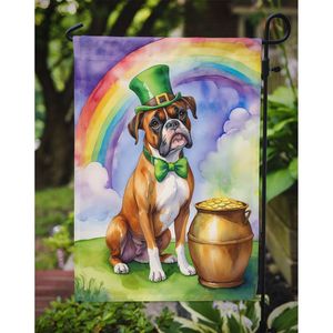 St Patrick's <b>Day</b> Boxer <b>Garden</b> Flag Multicolor Mailbox Decorative Yard Banner for Patio Artwork and Flower <b>Beds</b> - Product Image 3