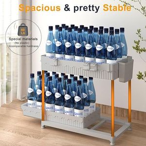 Set di 3 Organizzatori Sottolavello a 2 Livelli, Cassetti Scorrevoli Multiuso per Cucina e Bagno, per Organizzazione di Armadi e Bagni - Product Image 2