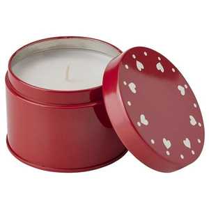 Vela Love Love Love en Lata Redonda con Tapa, Decoración para el Hogar del Día de San Valentín - Product Image 4