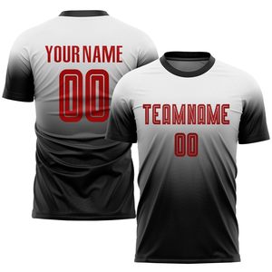 เสื้อยืดกีฬาซับลิเมชั่นแบบกำหนดเองสำหรับผู้ชาย เสื้อฟุตบอล ดีไซน์น้ำหนักเบา ระบายอากาศได้ดี เพื่อความสบายและประสิทธิภาพในการเล่นกีฬา - Product Image 1