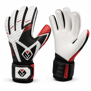 Conception de préhension professionnelle pour les gants de gardien de but d'entraînement de football, gants de gardien de but de football de qualité supérieure, paume en latex, ajustement confortable - Product Image 2