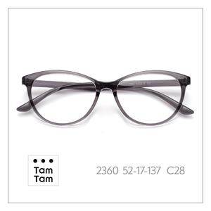 ทัมทัม แคทอายกรอบแว่นตาเต็มขอบ 2360 52-17-137 C20 สีทึบ สำหรับผู้ใหญ่ ทั้งชายและหญิง แก้ไขการมองเห็น - Product Image 4