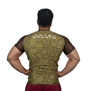 Camiseta Deportiva de Manga Larga de Secado Rápido con Protección UV UPF 50, Estampada para Playa, Personalizada, Marca Rush Gurads - Product Image 2
